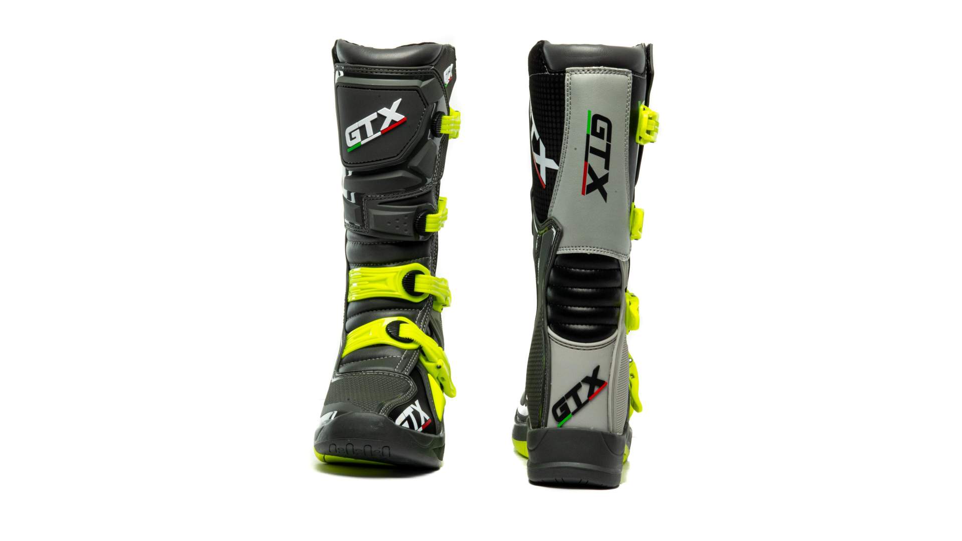 Мотоботы GTX MX №2 grey/green (р. 42)